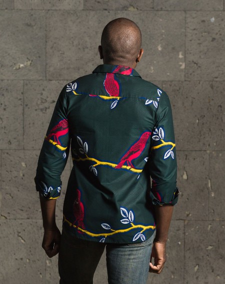 Chemise Mbote - noire
