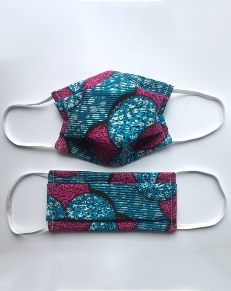 Lot de 2 masques barrières adultes - Ronds