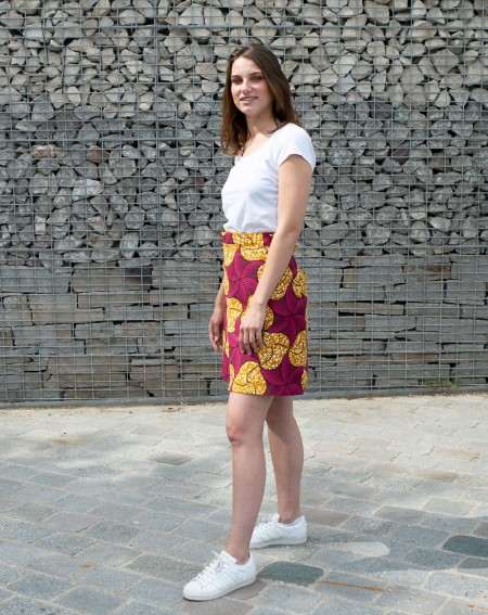Short wrap-around skirt - Unisize - YAVELDÉ N°2 stars